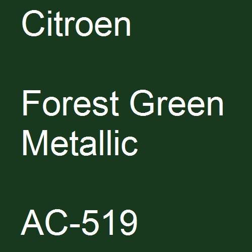 Citroen, Forest Green Metallic, AC-519.